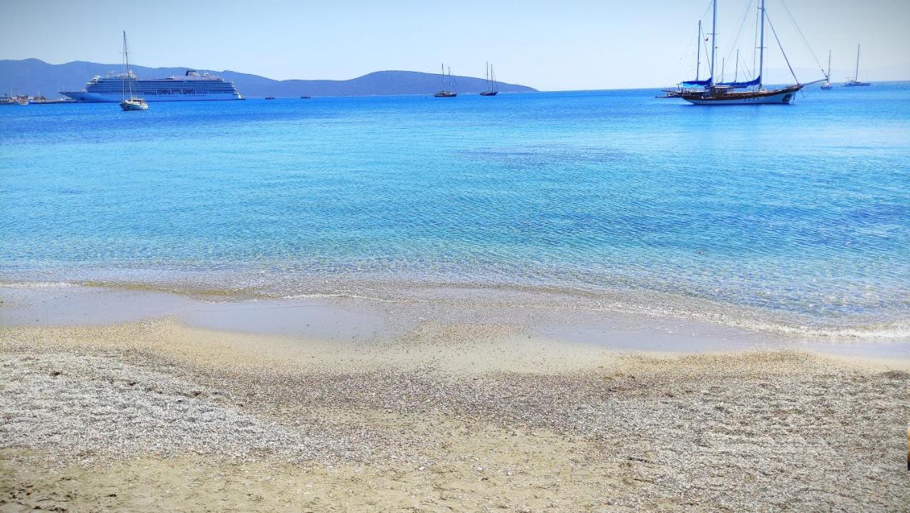 Central, Cozy, 15 Min Walk To The Beach, Fast Wi-Fi, Free Parking, 4Ppl Bodrum ภายนอก รูปภาพ
